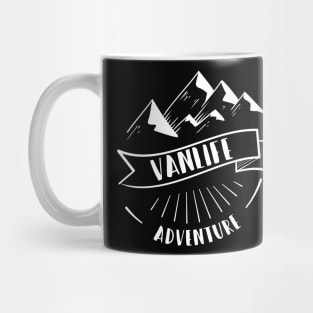 Retro Van Vintage I VanLife Camping & Mountains Mug